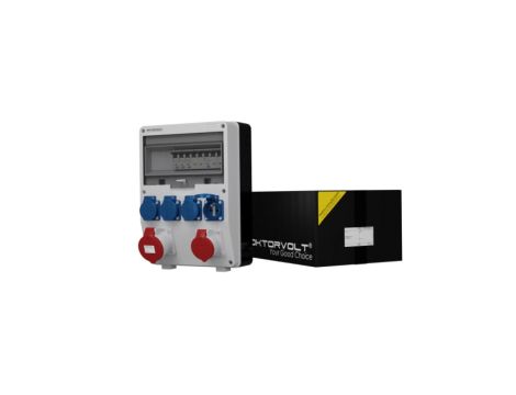 Rozdzielnica budowlana TD-S 32A 16A 4x230V gniazda Mennekes Doktorvolt 2121