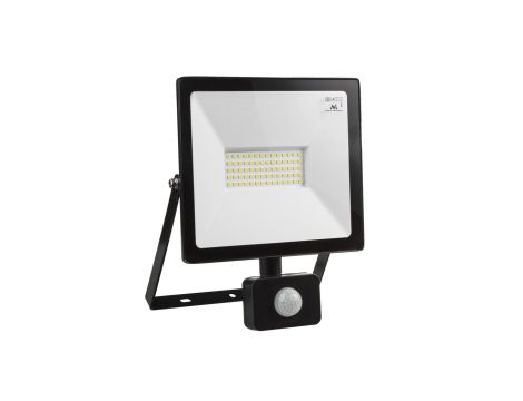 Naświetlacz LED z czujnikiem ruchu Maclean, slim 50W, 4000lm, barwa zimna biała (6000K), IP44, MCE650 CW PIR