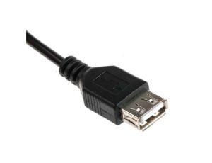 Kabel USB, dł. 1m, kolor: Czarny