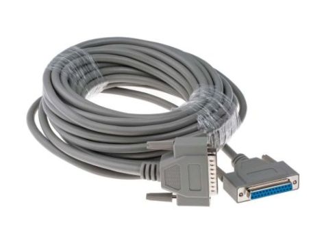 Kabel szeregowy, długość 10m, złącze A: Przewód D25-stykowy męski, złącze B: Złącze żeńskie D25-stykowe