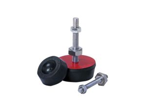 Mocowanie antywibracyjne, M16, Ø 105mm, H 38mm, 250-500, materiał: Guma naturalna 65 Shore A, RS PRO