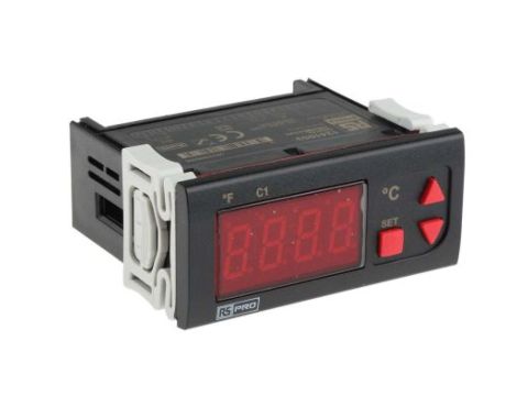 Regulator temperatury wł./wył. 1-wyjściowy-wyjściowy, Uz 24 V AC/DC, 77 x 35mm