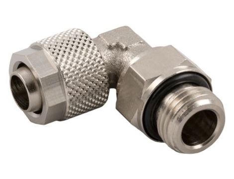 Obrotowa złączka pośrednia kolankowa gwint G 1/8 męskie, Wciskane 8 mm RS PRO 176-0963 /10szt./