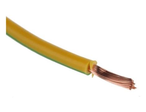 Kabel trzynormowy, dł. 100m 2,5 mm, 30 A, 1 kV DC, 600 V AC, Maks. +105C Zielony/Żółty Zgodność z trzema normami, RS
