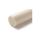 Pręt nylonowy, Ø 90mm x 500mm, kolor: Naturalny