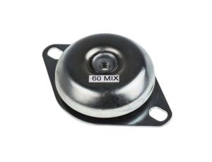 Mocowanie antywibracyjne, M12, Ø 172mm, H 3mm, 450kg, materiał: Guma naturalna 60 Shore A, RS PRO