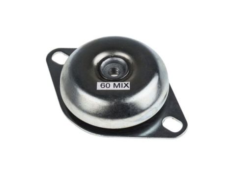 Mocowanie antywibracyjne, M12, Ø 172mm, H 3mm, 450kg, materiał: Guma naturalna 60 Shore A, RS PRO