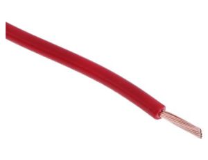 Kabel trzynormowy, dł. 100m 2,5 mm, 30 A, 1 kV DC, 600 V AC, Maks. +105C Czerwony Zgodność z trzema normami, RS PRO