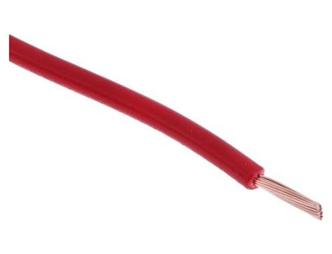 Kabel trzynormowy, dł. 100m 2,5 mm, 30 A, 1 kV DC, 600 V AC, Maks. +105C Czerwony Zgodność z trzema normami, RS PRO