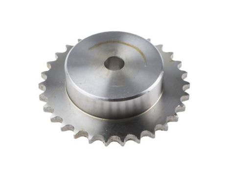 Koło łańcuchowe drabinkowe, 30 zębów, 08B-1, Pilot, śr otworu: 14mm, śr toczna: 121.5mm, Stal