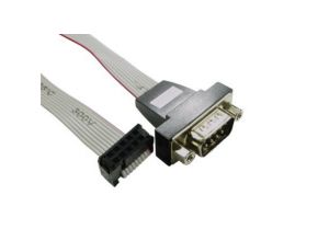 Kabel szeregowy, długość 300mm, złącze A: 10-stykowe IDC męskie, złącze B: Złącze D9-stykowe męskie