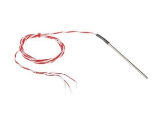 Termopara typ PT 100, -50C do +200C 100mm kabel 1m, Stal nierdzewna