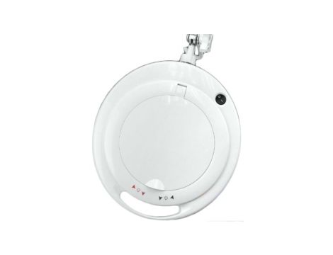 Lampa z lupą, 3 dioptre, 5dioptrii, 125mm, 1250mm, Montaż zaciskowy na stole, LED, 9W, Typ C – wtyk europejski, typ G –