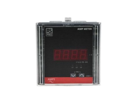 Cyfrowy miernik panelowy 90 x 90 x 55 mm RS PRO