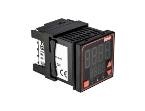 Regulator temperatury PID panelowy 3-wyjściowy, Uz 110→ 240 V AC, +100→ +1824 (termopara typu B) C,