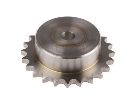 Koło łańcuchowe drabinkowe, 24 zębów, 08B-1, Pilot, śr otworu: 14mm, śr toczna: 97.29mm, Stal