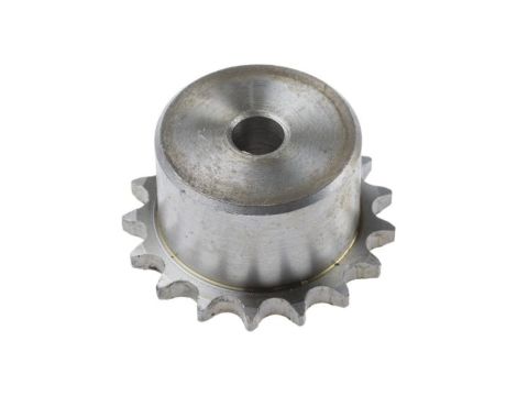 Koło łańcuchowe drabinkowe, 17 zębów, 06B-1, Pilot, śr otworu: 12mm, śr toczna: 51.83mm, Stal