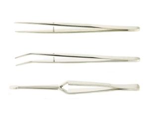 Zestaw pęset, materiał: Stal węglowa, RS PRO