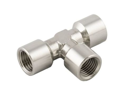 Pneumatyczny adapter teowy gwintowany, 140 barów