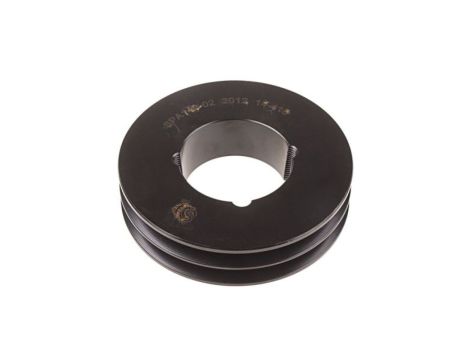 Krążek, śr. całkowita: 145.5mm, śr. otworu: 50mm, l. rowków: 2, Żeliwo, stal