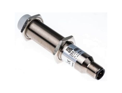 Czujnik pojemnościowy PNP 8 mm cylindryczny M18 x 1 200 mA 10→ 30 V DC IP67