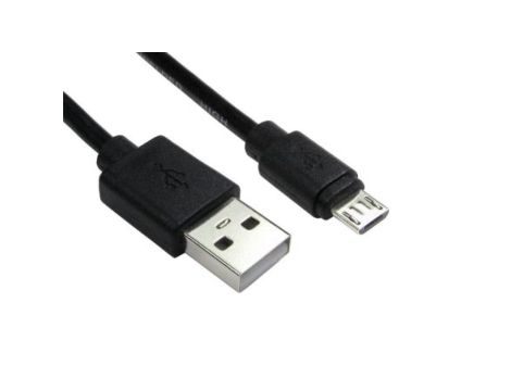 Kabel USB, dł. 1.8m, kolor: Czarny