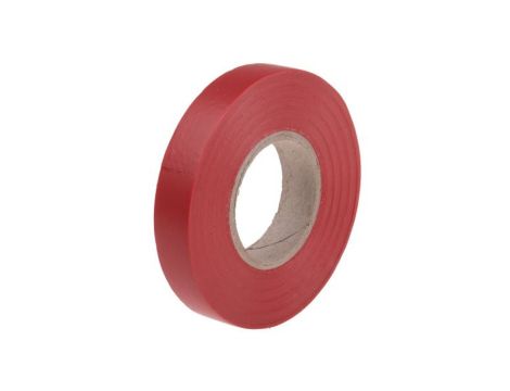 Taśma izolacyjna, kolor Czerwony, 12mm x 20m BS EN 60454-3-1 / typ 2, grubość 0.13mm 236206, RS PRO