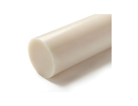 Pręt nylonowy, Ø 70mm x 500mm, kolor: Naturalny