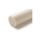 Pręt nylonowy, Ø 70mm x 500mm, kolor: Naturalny
