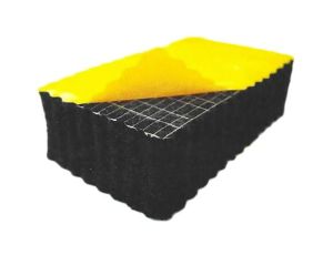 Izolacja akustyczna Nitryl, PVC, 1m x 1m x 15mm RS PRO