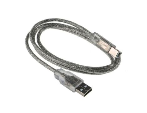 Kabel USB, dł. 1m, kolor: Przezroczysty
