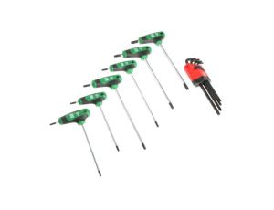 Zestaw kluczy Torx typu L, T, 14 szt., RS PRO