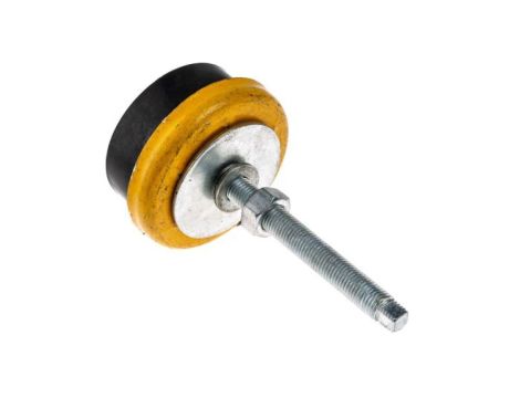 Regulowane nóżki, Ø 80mm, M12, 38 → 48 (Foot)mm, 600kg 60Shore A, RS PRO