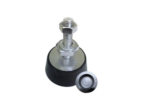 Mocowanie antywibracyjne, M8, Ø 49mm, H 20mm, 65, materiał: Guma naturalna 65 Shore A, RS PRO