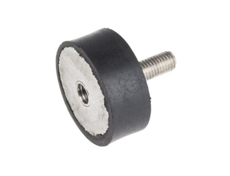 Mocowanie antywstrząsowe, M10, Ø 50mm, materiał: Guma naturalna 60Shore A, RS PRO