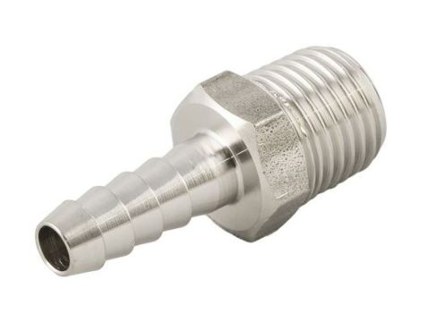 Złącze do węży Proste Stal nierdzewna, Męskie 3/8 cala, 14 MPa, 140 bar RS PRO