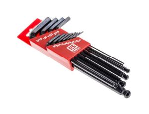 Zestaw kluczy imbusowych, 0,05 cala, 1/16 cala, 1/4 cala, 1/8 cala, 3/16 cala, 3/32 cala, 5/16 cala, 5/32 cala, 5/64