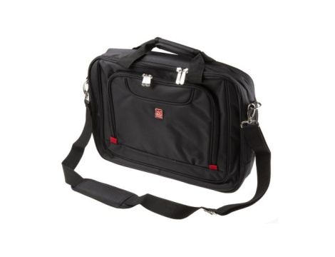 Etui na laptopa, 17cal Czarny, PET, Walizka