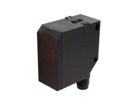 Czujnik laserowy odbiciowo-dyfuzyjny 50x50x23mm Sn:100-5000mm 18-30V DC -40-60C PNP/NPN NC/NO złącze M12 5pin PT230020