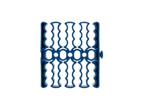 Organizator kabli sieciowych na 24szt. kabli niebieski NEKU