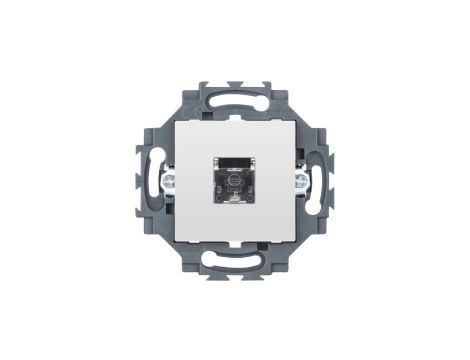 Gniazdo Telefoniczne 1xRJ11, białe, Dahlia GW35251W