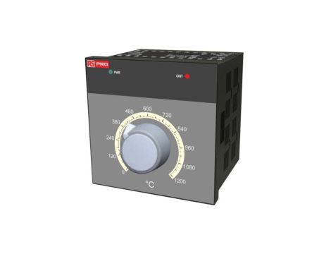 Regulator temperatury wł./wył. 2-wyjściowy, Uz 230 V AC, 72mm