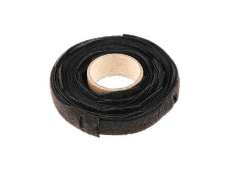 Opaska kablowa z rzepem Czarny, 203.5mm 12 mm RS PRO Opaska kablowa