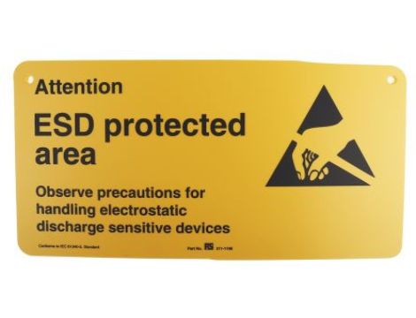 Plakat dot. bezpieczeństwa, Sztywny plastik, Angielski RS PRO