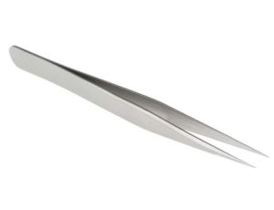 Pęseta, dł. 110, antymagnetyczna, materiał: Stal nierdzewna, RS PRO