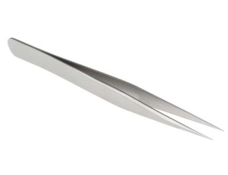 Pęseta, dł. 110, antymagnetyczna, materiał: Stal nierdzewna, RS PRO