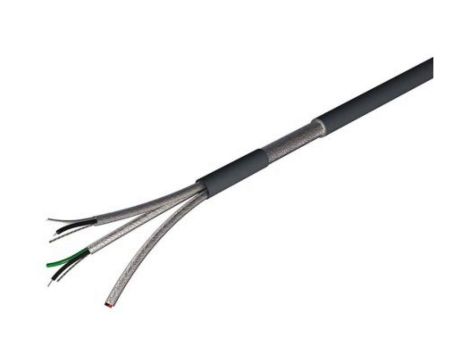 Kabel Ekranowany 3 x 2 0,34 mm 300 V Niska emisja dymu, bez halogenu (LSZH) 100m RS PRO