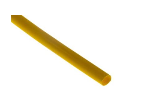 Osłona termokurczliwa żółta 2:1, średnica 6.4mm, dł. 1.2m, RS PRO