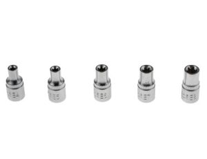Zestaw nasadek 5 Piece 1/4 cala Kwadratowy Drive RS PRO