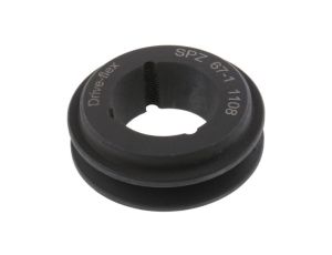 Krążek, śr. całkowita: 71mm, śr. otworu: 28mm, l. rowków: 1, Żeliwo, stal